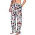 thumbnail image 6 of Pofeuu London Symbols1 Print Men's Pajama Pants, Soft Lounge Pajama Pants with big pockets for Men Plaid Pj Bottoms-Large, 6 of 6