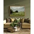 thumbnail image 3 of Drsoum Vintage 24x36in Natural Framed Landscape Canvas Wall Art Home Decor Grassland Classic Wall Prints Farmhouse Bathroom Office Decor, 3 of 6