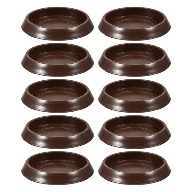 NUOLUX Furniture Cups Round Caster Non Skid Coasters Rubber Pads Carpet