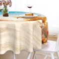 thumbnail image 6 of Round Tablecloth 60 Inch Summer Beach Tablecloth Washable Reusable Ocean Tablecloth Home Parties Holiday Dinner Dining Room Kitchen Decor, 6 of 6