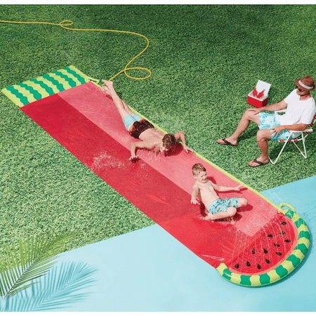 2 Lane Watermelon Water Slide by Sun Squad
