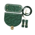thumbnail image 4 of Abbracc PU Leather Bag Knitting Set DIY Bag Making Kit for Home Professional Enthusiasts Green, 4 of 9