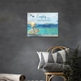 thumbnail image 5 of Nautical Sea Turtle Bathroom Wall Art Turtle Motivational Pictures Wall Decor Ocean Theme Canvas Prints Painting Framed Modern Artwork for Kitchen Dining Room Office 16"x12", 5 of 6