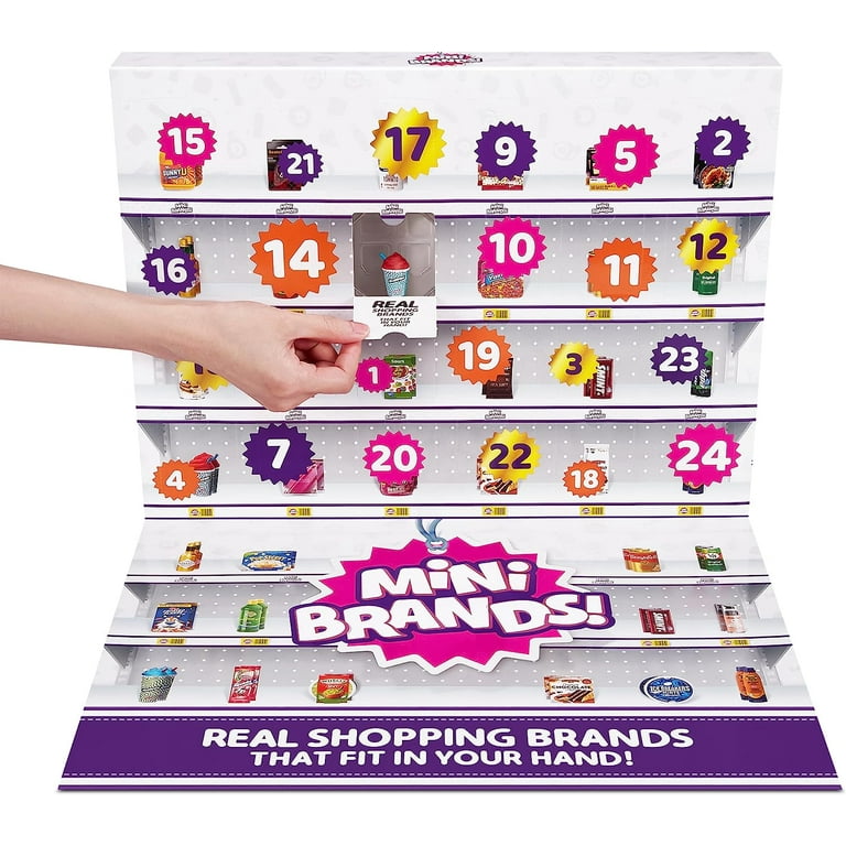 Mini Brands Toys Limited Edition Advent Calendar by ZURU - 24 Day Advent  Calendar 2023, Includes 4 Exclusive Minis, Real Miniature Brands  Collectibles