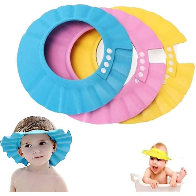 Gorro de ducha para bebé, gorro de baño impermeable ajustable, gorro de visera, regalo de baño para ducha kaili Sencillez