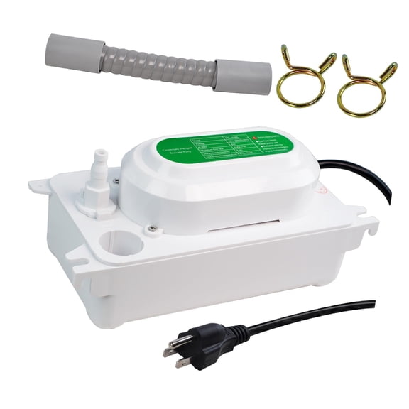 Sinyiin Condensate Pump Automatic HVAC Lift Removal Drain 100L/H Flow with 600ml Tank