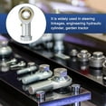thumbnail image 5 of Uxcell 2-Pack PHS10 Rod End Bearing, M10*1.5 Right Thread Female Thread Steel Joint Rod Ends W Jam Nuts, 5 of 7