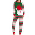 thumbnail image 3 of Conjunto de pijama navideño de manga larga, ropa de dormir, conjunto familiar a juego para Navidad Mujer Talla S, 3 of 8