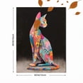 thumbnail image 3 of UXIEQU Colorful Cat Canvas Wall Art 15.75x11.81 Inches, 3 of 8