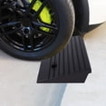 thumbnail image 3 of Rubber Curb Ramps, Portable Lightweight Car Driveway Rubber Ramp Stable Non-slip High Performance Durable Material  For Car Scooter For Indoor Outdoor Use, 3 of 8