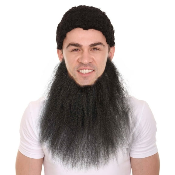 Men's Southern Long Beard Styles | Black Human Hair | HPO