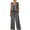 Gray, variant on Two Piece Outfit Sets for Women 100%Cotton Ruffled Tank Top and Flowy Palazzo Trousers