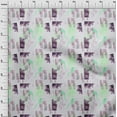thumbnail image 3 of oneOone Cotton Poplin Purple Fabric Texture Watercolor Fabric For Sewing Printed Craft Fabric By The Yard 56 Inch Wide, 3 of 4