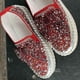 thumbnail image 4 of Amzcrzy Zapatos de mujer,Zapatos de mujer,Zapatillas de mujer, Zapatillas de deporte sin cordones para mujer, con purpurina y pedrería, mocasines de plataforma con lazo, planos e informales, sandalia, 4 of 5