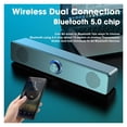thumbnail image 3 of Surround Sound Bar Wired Computer Speakers Stereo Subwoofer Soundbar For Desktop Laptop PC TV Mini Speaker Home Theater System ,High Sound, 3 of 5