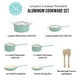 thumbnail image 2 of Set de utensilios de cocina Martha Stewart Emmeline, 12 piezas, color verde azulado, 2 of 9