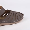 thumbnail image 5 of YLYL Women's Sandals Bohemia Wedge Heel Ankle Strap Closed Toe Hollow out Summer Beach Shoes, 5 of 9