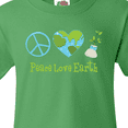 thumbnail image 4 of Inktastic Peace Love Earth Youth T-Shirt, 4 of 5