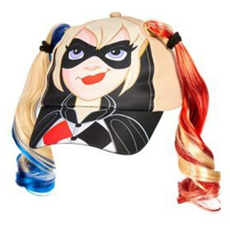Dc Super Hero Girls - Quinn Baseball Hat with Pigtails
