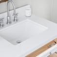 thumbnail image 3 of ARIEL Monroe 73 Inch Double Rectangle Sink Bathroom Vanity With Pure White Quartz Countertop 1.5 Inch Edge In White, 3 of 8