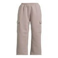thumbnail image 4 of CHOK Cargo Wide Fleece Sweatpants  Sizes XS-XXXL, 4 of 5