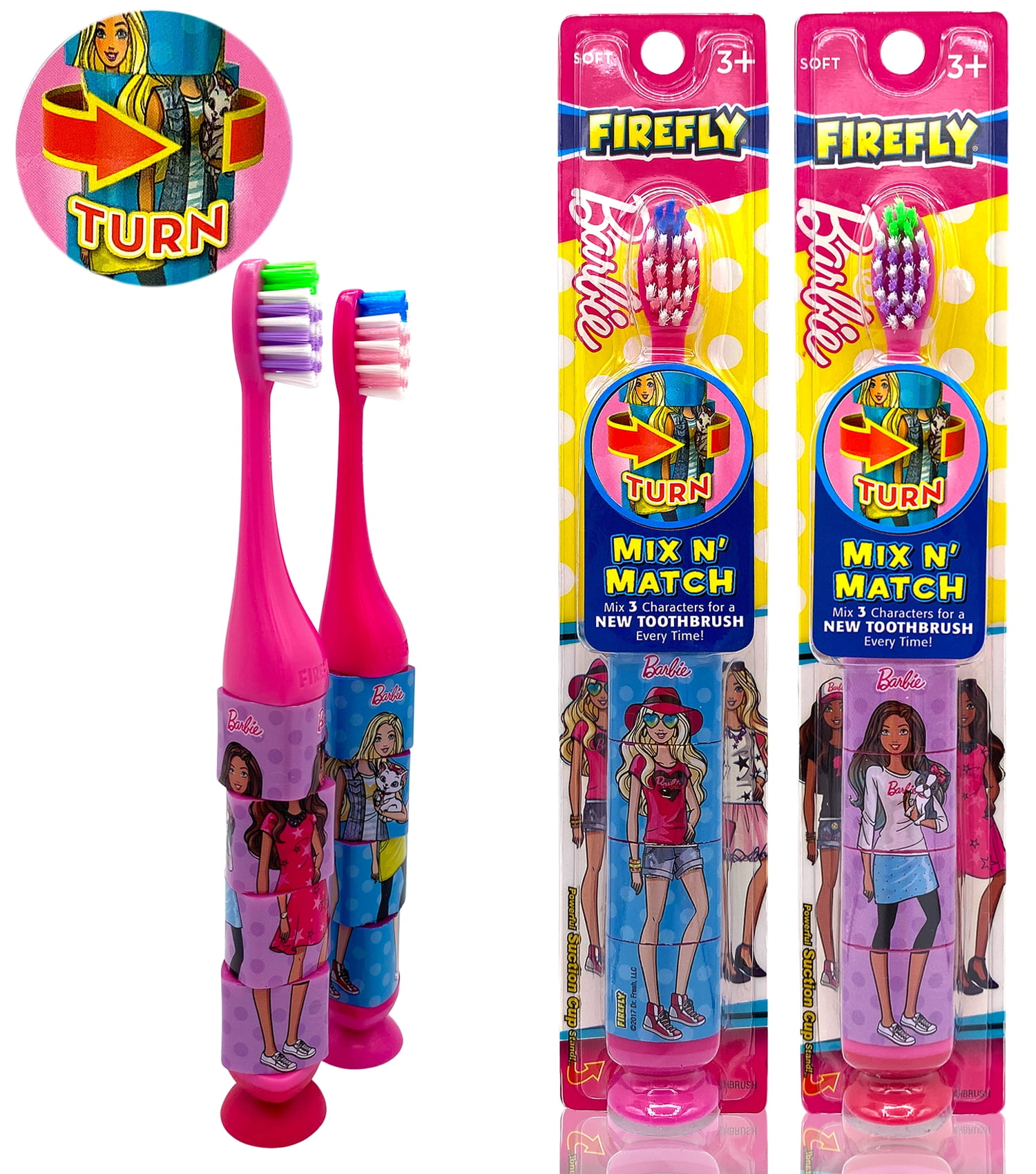 barbie toothbrush set