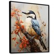 thumbnail image 2 of Designart "Ethereal Neutrals Depict Spiritual Avians II" Animals Bird Floater Framed Canvas Wall Art, 2 of 5