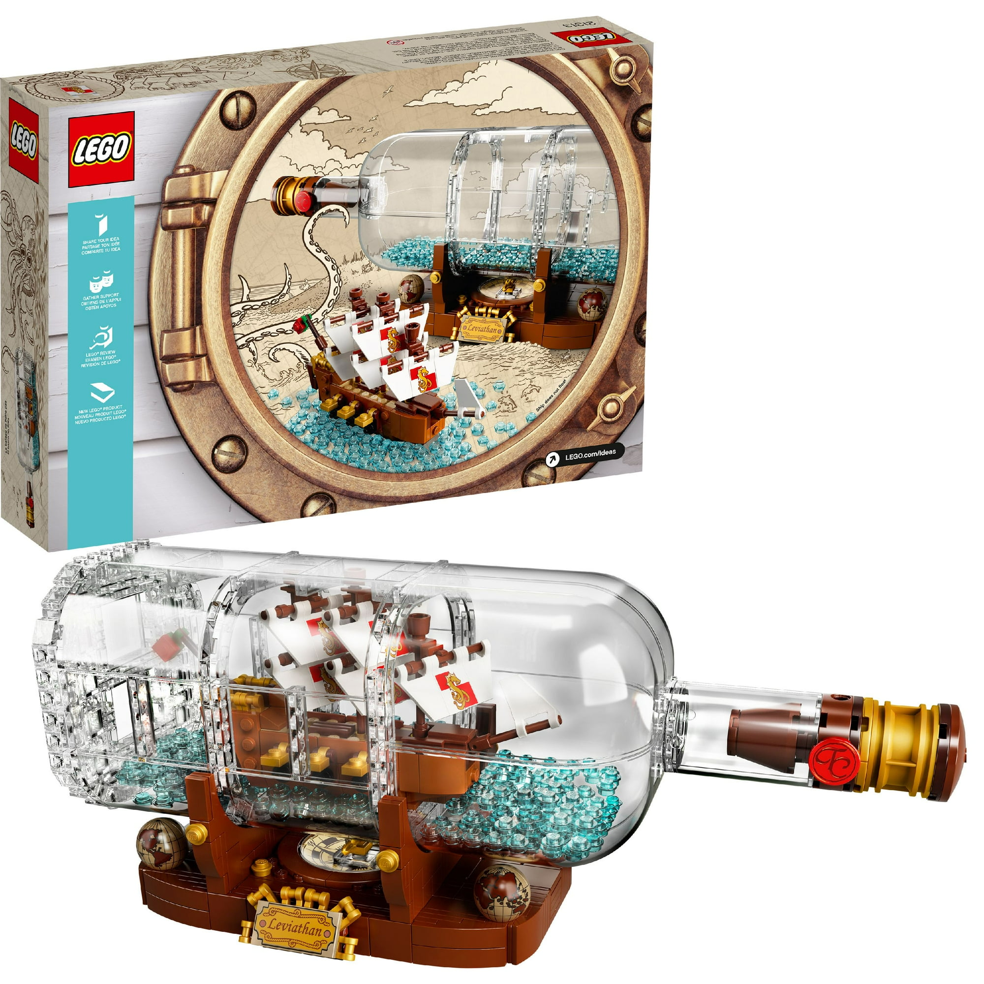 Lego ideas ship in a bottle 92177 expert building kit hotsell