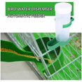 thumbnail image 5 of 12*4*1.3cm Parrot Drinker Automatic Bird Feeder Plastic Parrot Feeder For Feeding Large Birds, 140ML 4pcs, 5 of 5