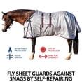 thumbnail image 2 of Schneiders RipGuard Horse Fly Sheets | V-Free Bellyband | Color Gray | Size 78, 2 of 9