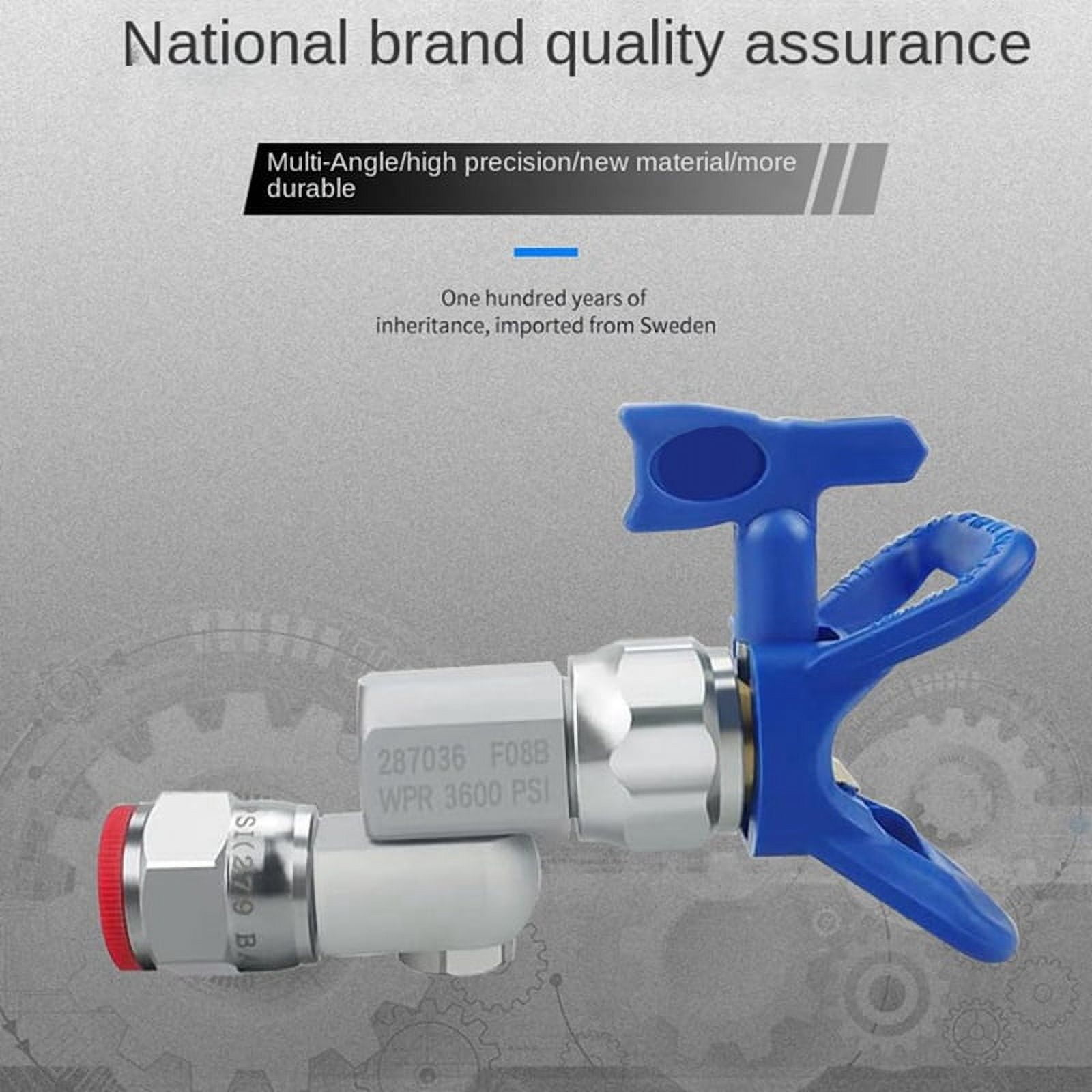 Airless Paint Spray Gun Swivel Joint - 7/8 Inch Thread, 180-Degree Rotation (2-Pack)