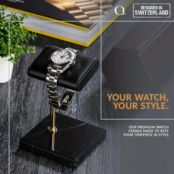 Soporte de reloj QWATCHBANDS hecho a mano en piel de Napa it