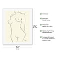 thumbnail image 2 of Siren (Sirène) - Conté Crayon on Paper by Henri Matisse c.1949 - Fine Art Rolled Canvas Print 20in x 26in, 2 of 4
