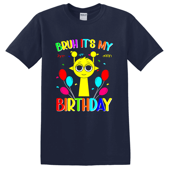 Sprunki Celebration Party Character Graphic Tee T-Shirt