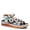 WHITE, variant on L'Artiste Goodie Hand-Painted Leather Floral Sandal