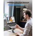 thumbnail image 4 of BENFEI Laptop Stand with USB C 6in1 Docking Station, HDMI 4K@60Hz,Gigabit Ethernet, 100W Power Delivery, 10Gbps 1*USB C 3.2 and 2*USB A 3.2 Compatible with MacBook Pro/Air, iPad Pro, XPS, Thinkpad, 4 of 9