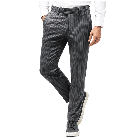 HBDesign Men's Lightweight Striped Summer Pants Quick Dry Breathable Slim Fit