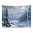 thumbnail image 5 of Orinice Snow Tapestry Wall Hanging Unique Style Graphic Tapestries for Home Decor Living Room Bedroom Dorm Apartment Farmhouse 50x40inch, 5 of 6