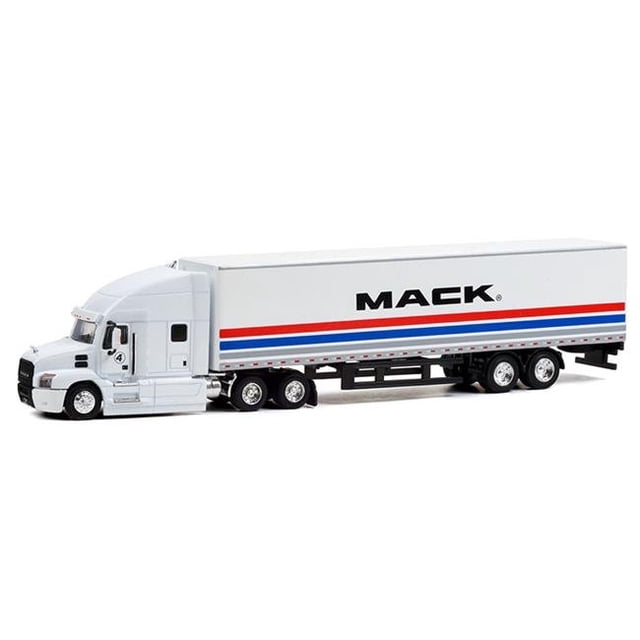 Greenlight GRE30266 No.4 The Mack Performance Tour 2018 Anthem 18 Wheeler Model Tractor-Trailer