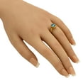thumbnail image 2 of 18K Gold Over Brass London Blue Topaz Ring s.7 Jewelry RM-1001 TGR1032_B_7, 2 of 6