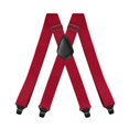 thumbnail image 2 of SGFCWSX Men 3.5cm Strap Cli, X-Type Formal Adjustable Suspenders Elastic Casual Red, 2 of 3