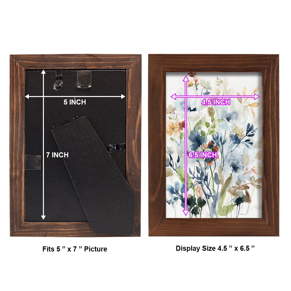 Holland Spring Mix -Framed Print w/glass-Chestnut