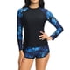 thumbnail image 1 of WILLBEST Trajes de Baño Mujer Natación Traje de Baño de Verano de 2 Piezas Con Estampado Floral Para Surf y Pantalones Cortos Trajes de Baño de Playa Trajes de Bikini Sexys, 1 of 8