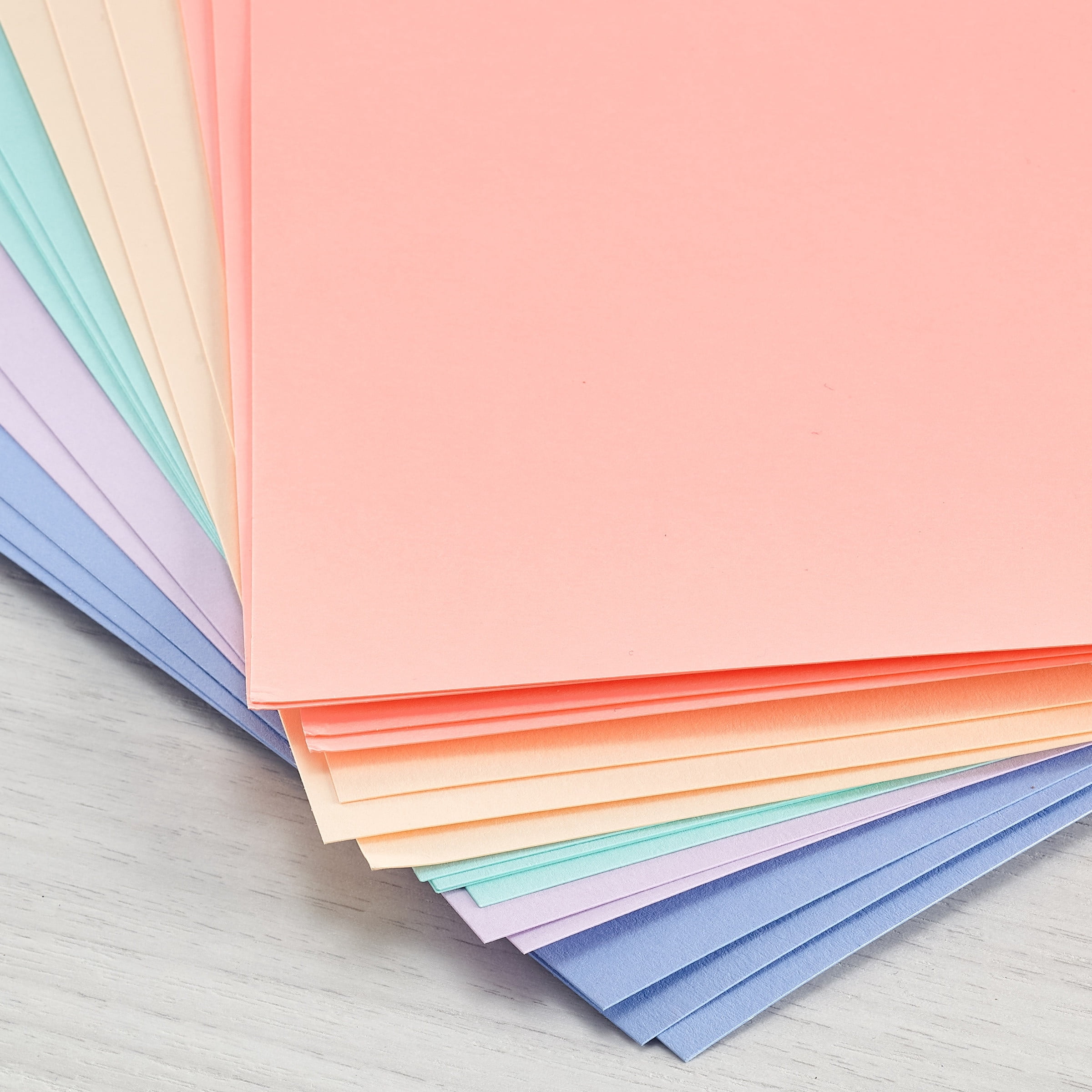 Astrodesigns Cardstock, Macaron Assortment, 8.5" x 11", 65 lb./176 gsm, 50 Sheets (91535)