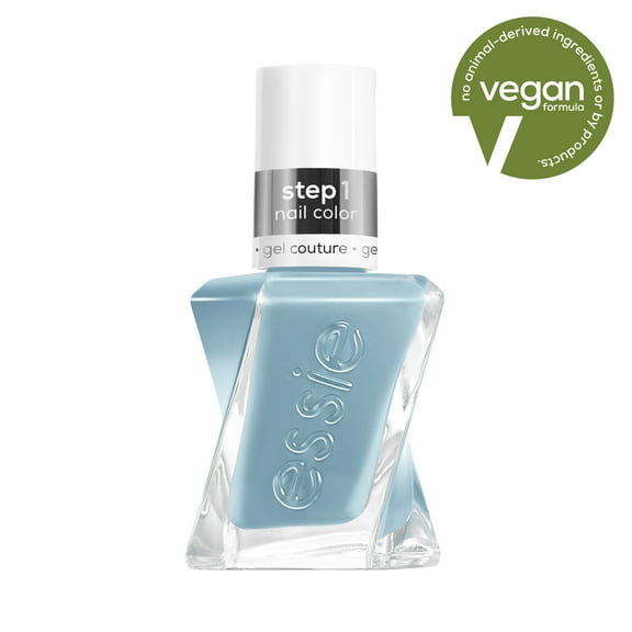 essie Gel Couture Nail Polish, Baby Blue, First View 0.46 fl oz Bottle