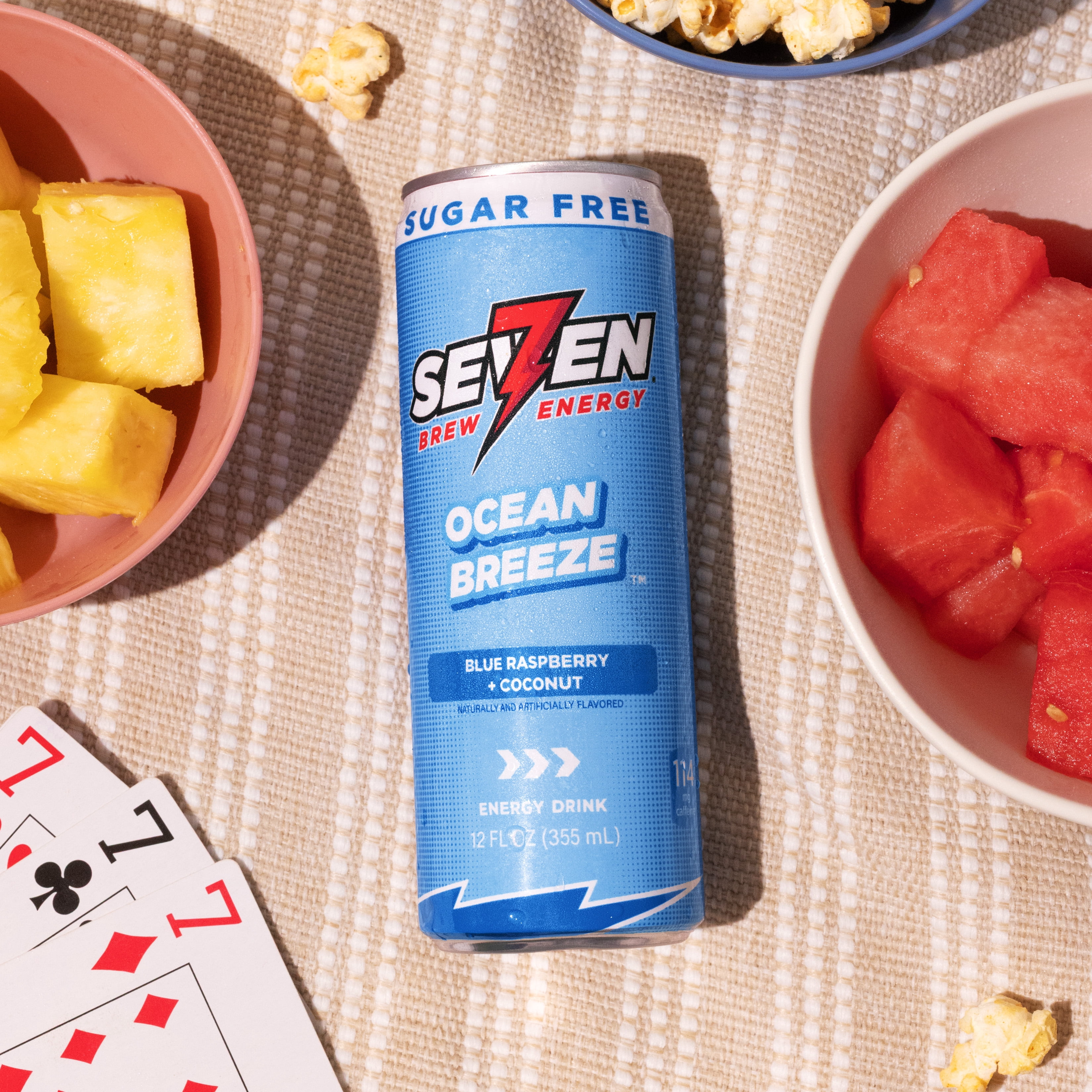 7 Brew Energy Drink, Ocean Breeze Sugar Free (12 fl oz.)