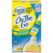 Crystal Light: On The Go Lemonade Sugar Free 14 Ct Packets Soft Drink Mix, 1.9 oz