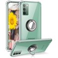 thumbnail image 1 of DAUPIN Compatible with Galaxy S20 FE Case 6.5 inch Soft TPU Bumper PC Hard Back Protective Clear Cover Case with 360, 1 of 5