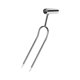 thumbnail image 5 of Arado manual de jardín, volteador de tierra manual de dos puntas, ergonómico, de metal resistente para el hogar. 1 unidad, 5 of 9
