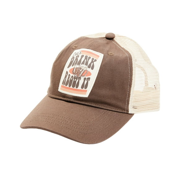 Cleo Wolf Women's Drink About It Ball Cap Brown One Size